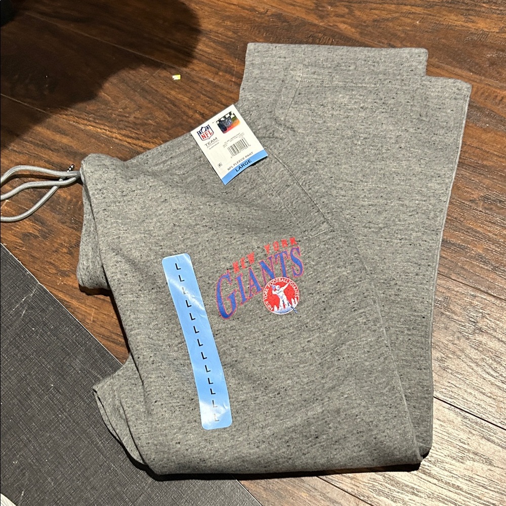 Unisex size large 18 waist NFL New York Giants Gray Sweatpants